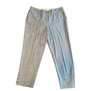 Talbots Perfect Crop Pants Size 8 Blue​